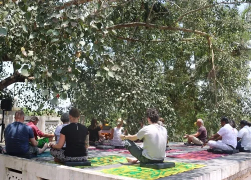 Local Buddhist Temple Stay in Anuradhapura